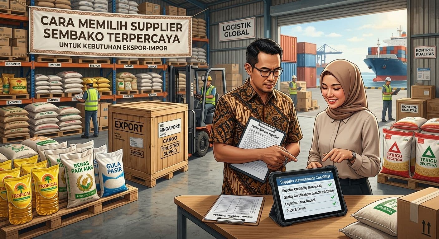 Cara Memilih Supplier Sembako Terpercaya untuk Kebutuhan Ekspor-Impor